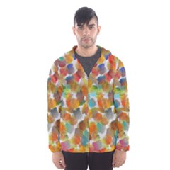 Colorful Paint Brushes On A White Background                                        Mesh Lined Wind Breaker (men) by LalyLauraFLM