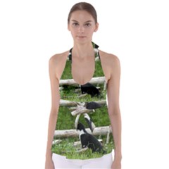 Farm Cat Babydoll Tankini Top by IIPhotographyAndDesigns