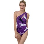 PURPLE To One Side Swimsuit