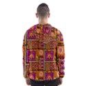 Traditional Africa Border Wallpaper Pattern Colored 3 Hooded Windbreaker (Men) View2