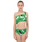 GREEN Spliced Up Two Piece Swimsuit