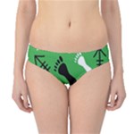 GREEN Hipster Bikini Bottoms