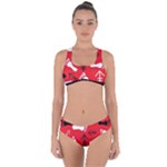 RED SWATCH#2 Criss Cross Bikini Set