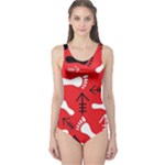 RED SWATCH#2 One Piece Swimsuit
