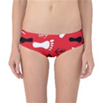 RED SWATCH#2 Classic Bikini Bottoms