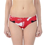 RED SWATCH#2 Hipster Bikini Bottoms
