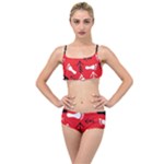 RED SWATCH#2 Layered Top Bikini Set