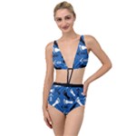 BLUE #2 Tied Up Two Piece Swimsuit