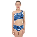 BLUE #2 Spliced Up Two Piece Swimsuit