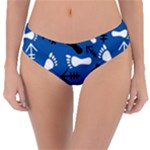BLUE #2 Reversible Classic Bikini Bottoms