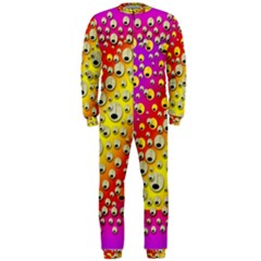 Festive Music Tribute In Rainbows Onepiece Jumpsuit (men)  by pepitasart