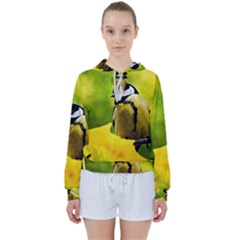 Tomtit Bird Dressed To The Season Women s Tie Up Sweat by FunnyCow