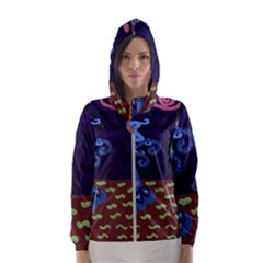 Jack In The Box Flower Hooded Windbreaker (women)