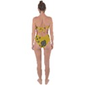 Peas Four Leaf Clover Tie Back One Piece Swimsuit View2