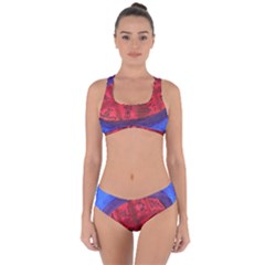 Red Egg Criss Cross Bikini Set