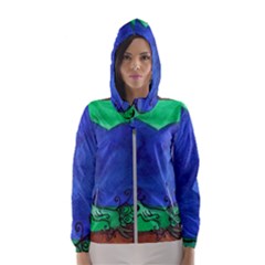 Peacocks Hooded Windbreaker (women)