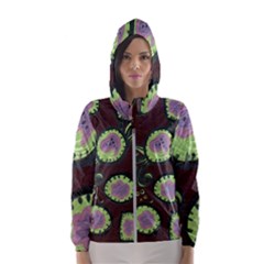 Cute Crab Hooded Windbreaker (women)