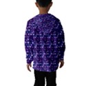 Hearts Butterflies Blue Hooded Windbreaker (Kids) View2