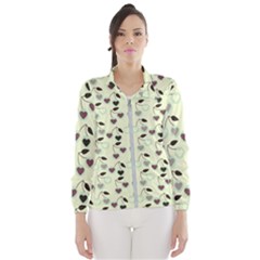 Heart Cherries Mint Windbreaker (women)