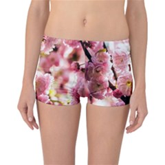 Blooming Almond At Sunset Reversible Boyleg Bikini Bottoms by FunnyCow