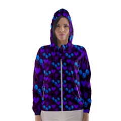 Night Cherries Hooded Windbreaker (women)