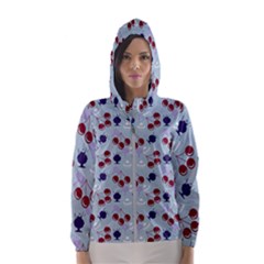 Sky Cherry Hooded Windbreaker (women)