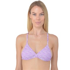 Silly Stripes Lilac Reversible Tri Bikini Top