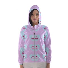 Pink Cupcake Hooded Windbreaker (women)