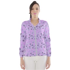 Heart Drops Violet Windbreaker (women)