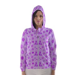 Purple Dress Hooded Windbreaker (women)