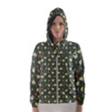 Green Milk Hearts Hooded Windbreaker (Women) View1