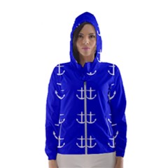 Royal Anchors Hooded Windbreaker (women)