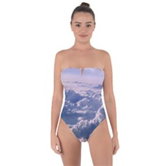 In The Clouds Tie Back One Piece Swimsuit