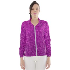 Pink  Glitter Windbreaker (women)