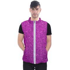 Pink  Glitter Men s Puffer Vest