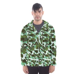 Green Camo Hooded Windbreaker (men) by snowwhitegirl