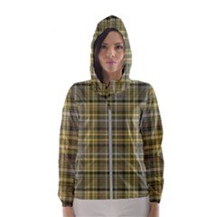 Yellow Plaid Hooded Windbreaker (women)