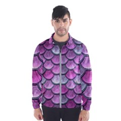 Pink Mermaid Scale Windbreaker (men)