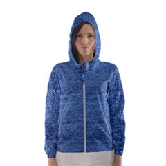 Blue Denim Hooded Windbreaker (women)