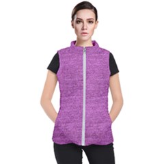 Purple Denim Women s Puffer Vest