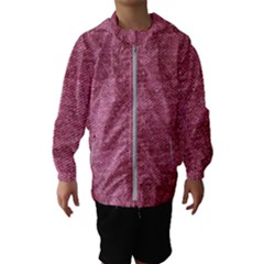 Pink  Denim Hooded Windbreaker (kids)