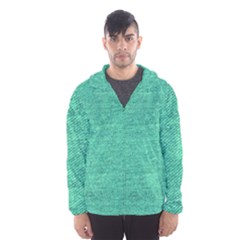 Green Denim Hooded Windbreaker (men)