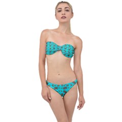 Fast Food Blue Classic Bandeau Bikini Set by snowwhitegirl