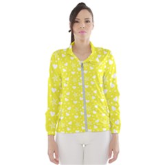 Hearts And Star Dot Yellow Windbreaker (women)