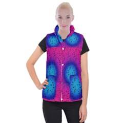 Pink Music Blue  Moon Women s Button Up Vest