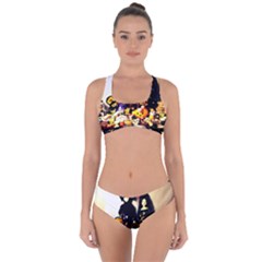 Old Halloween Photo Criss Cross Bikini Set