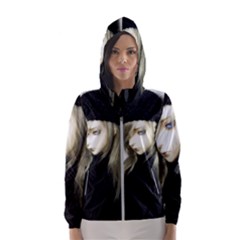 Black Angel Hooded Windbreaker (women) by snowwhitegirl