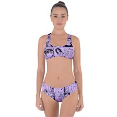 Lilac Yearbook 2 Criss Cross Bikini Set