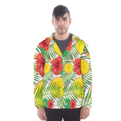 Orange Tropics Hooded Windbreaker (men)