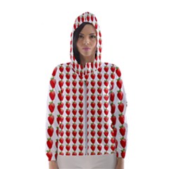 Strawberries Hooded Windbreaker (women)